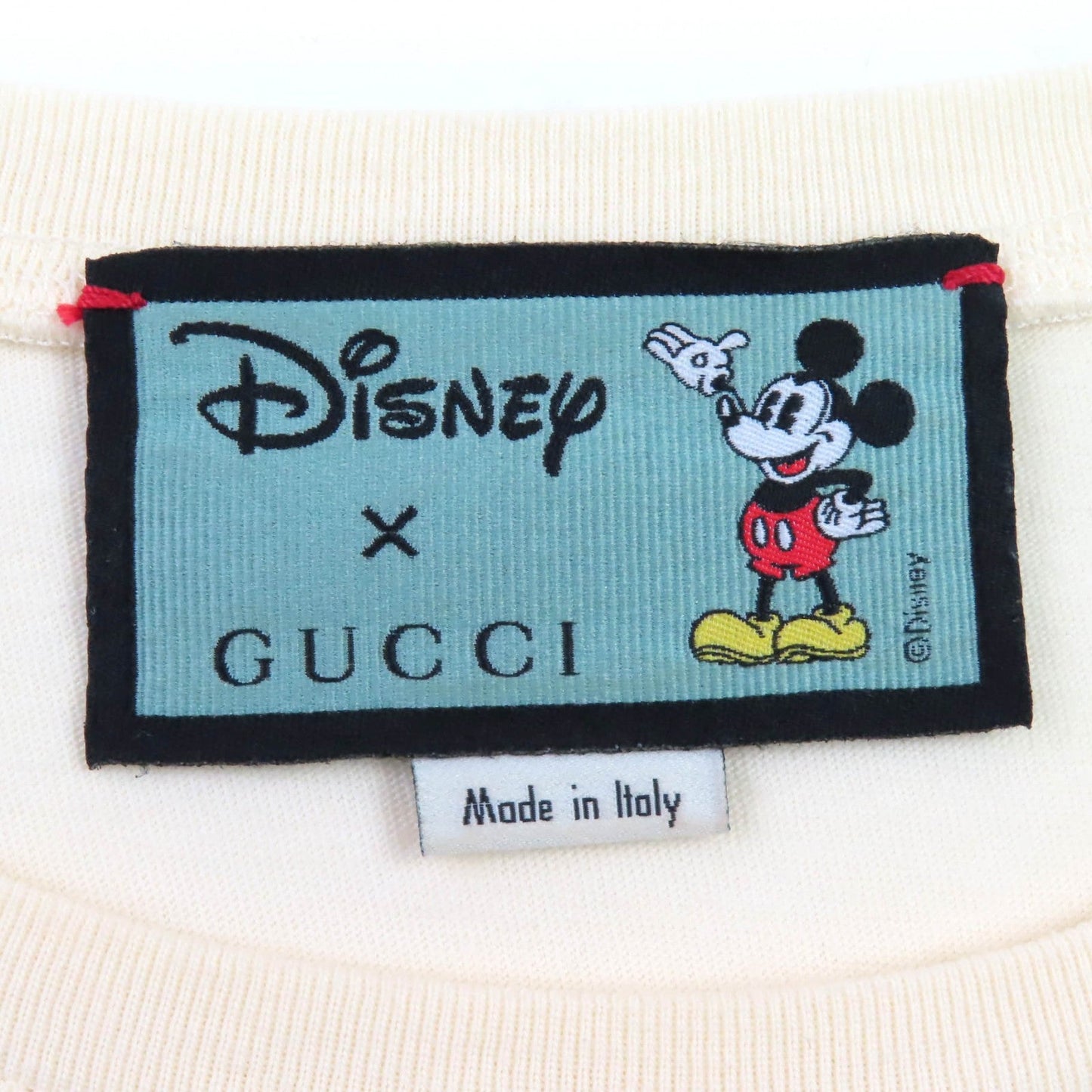 Gucci×Disney Logo Mickey Mo  Cotton T-shirt