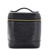CHANEL   Timeless Cosmetic Case Caviar Tall
