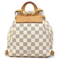 Louis Vuitton Sperone BB Backpack Damier Azur Rucksack White