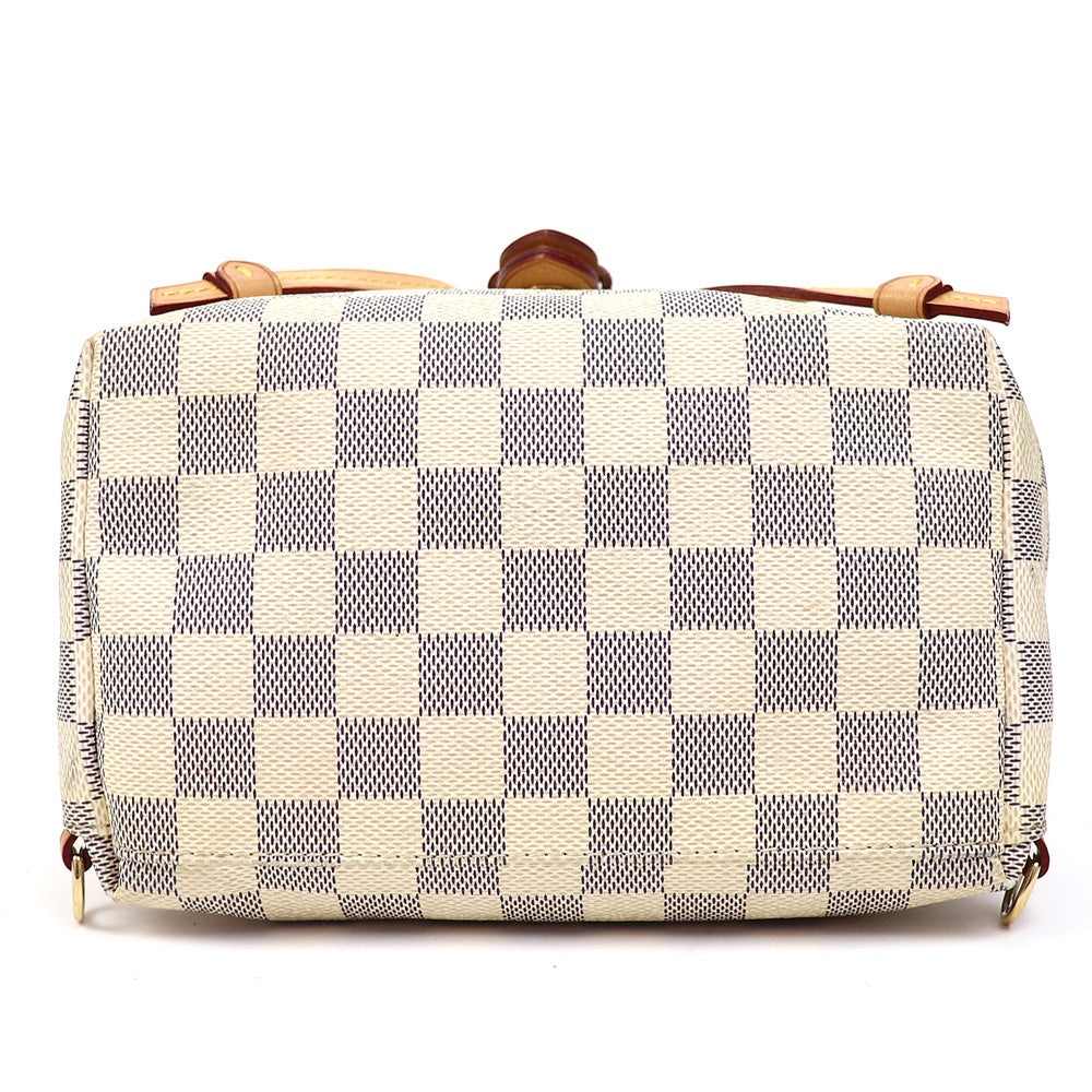 Louis Vuitton Sperone BB Backpack Damier Azur Rucksack White