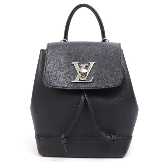 Louis Vuitton Lock Me Mini Backpack Noir Taurillon Calfskin Leather