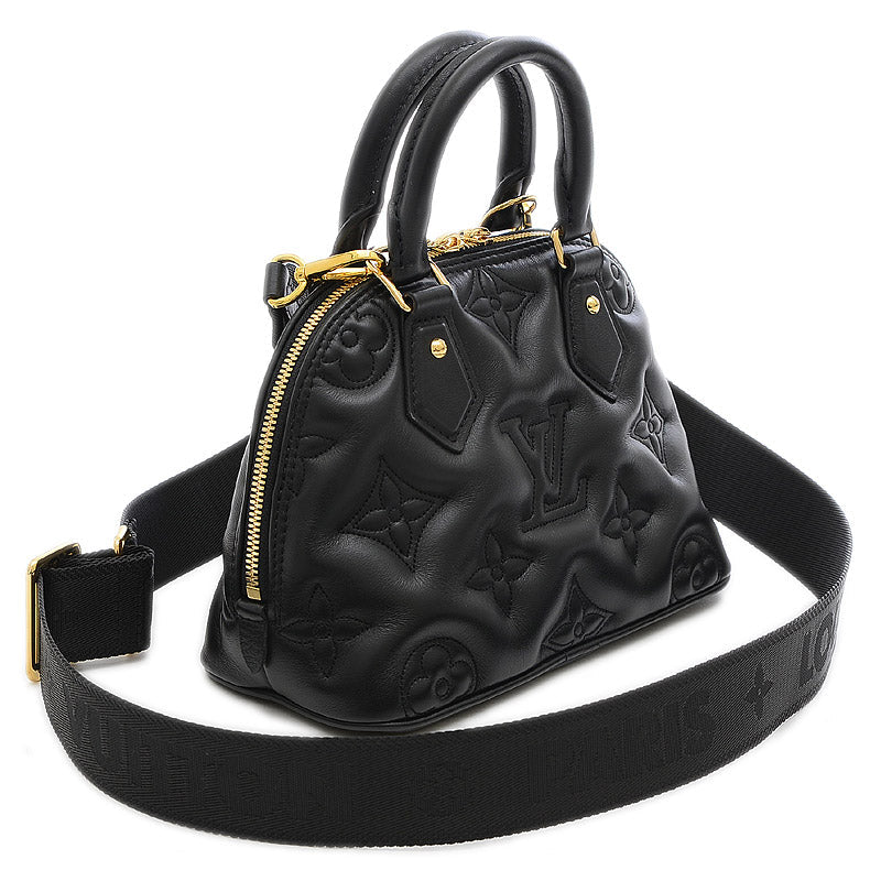 Louis Vuitton Bubblegram Alma BB  Calf Leather  Shoulder Bag
