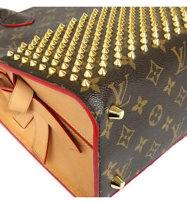 Louis Vuitton Louboutin Collaboration Iconoclast Handbag Monogram Studs Harako