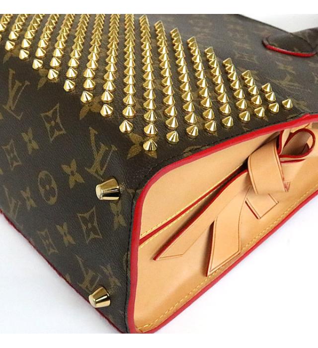 Louis Vuitton Louboutin Collaboration Iconoclast Handbag Monogram Studs Harako