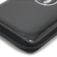 Chanel Makeup Round Fastener Long Wallet Patent Leather Black