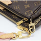 Louis Vuitton Multi Pochette Accessoires Monogram Brown Shoulder Bag