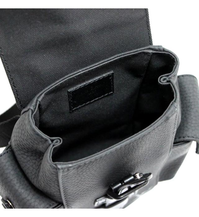 Louis Vuitton Christopher XS Body Shoulder Bag Leather Black