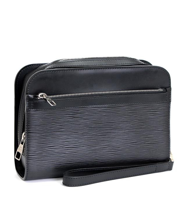 Louis Vuitton Osh Handbag Epi Leather Black