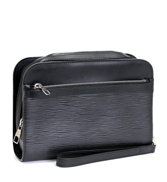 Louis Vuitton Osh Handbag Epi Leather Black