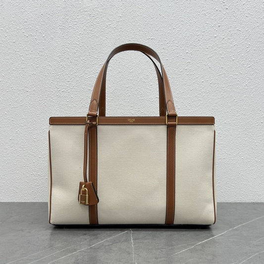 CE Medium Cabas 16 In Textile Natural / Tan For Women 16in/40Amelia197332DUH.02NT