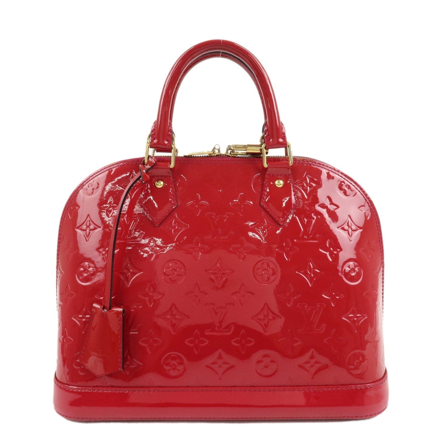 Louis Vuitton Monogram Vernis Alma PM Hand Bag Rose Indien M91770