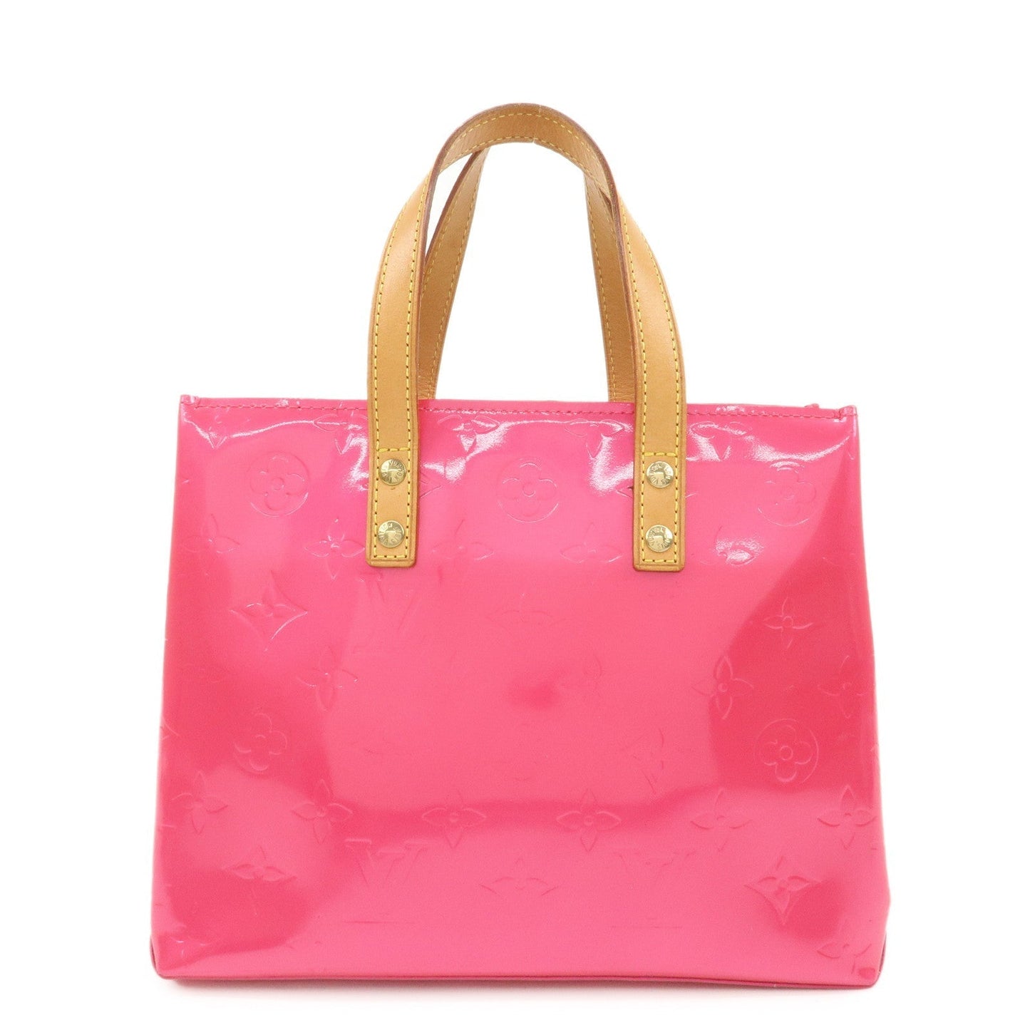 Louis Vuitton Monogram Vernis Lead PM Hand Bag Pink M91221