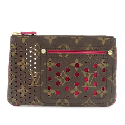 Louis Vuitton Monogram Perforated Pochette Plat Pouch M95219