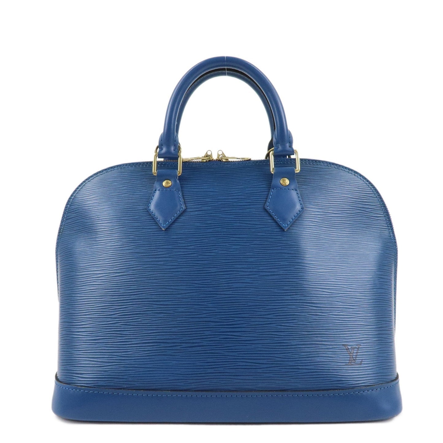 Louis Vuitton Epi Alma Hand Bag Toledo Blue M52145