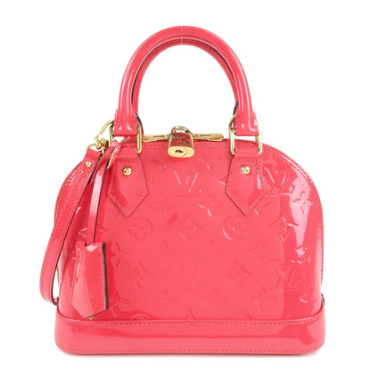 Louis Vuitton Monogram Vernis Alma BB 2Way Bag Rose Indien M91771