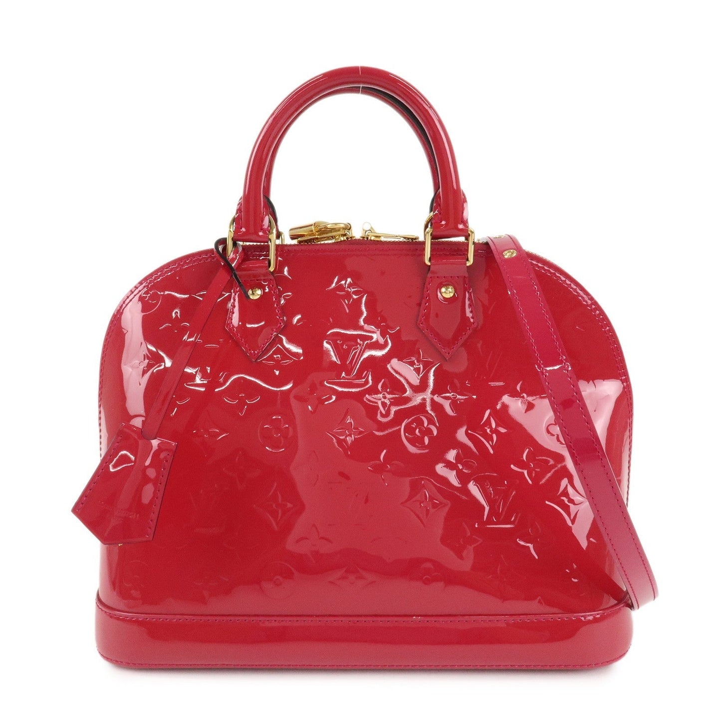 Louis Vuitton Monogram Vernis Alma PB 2Way Bag Rose Indien M91771