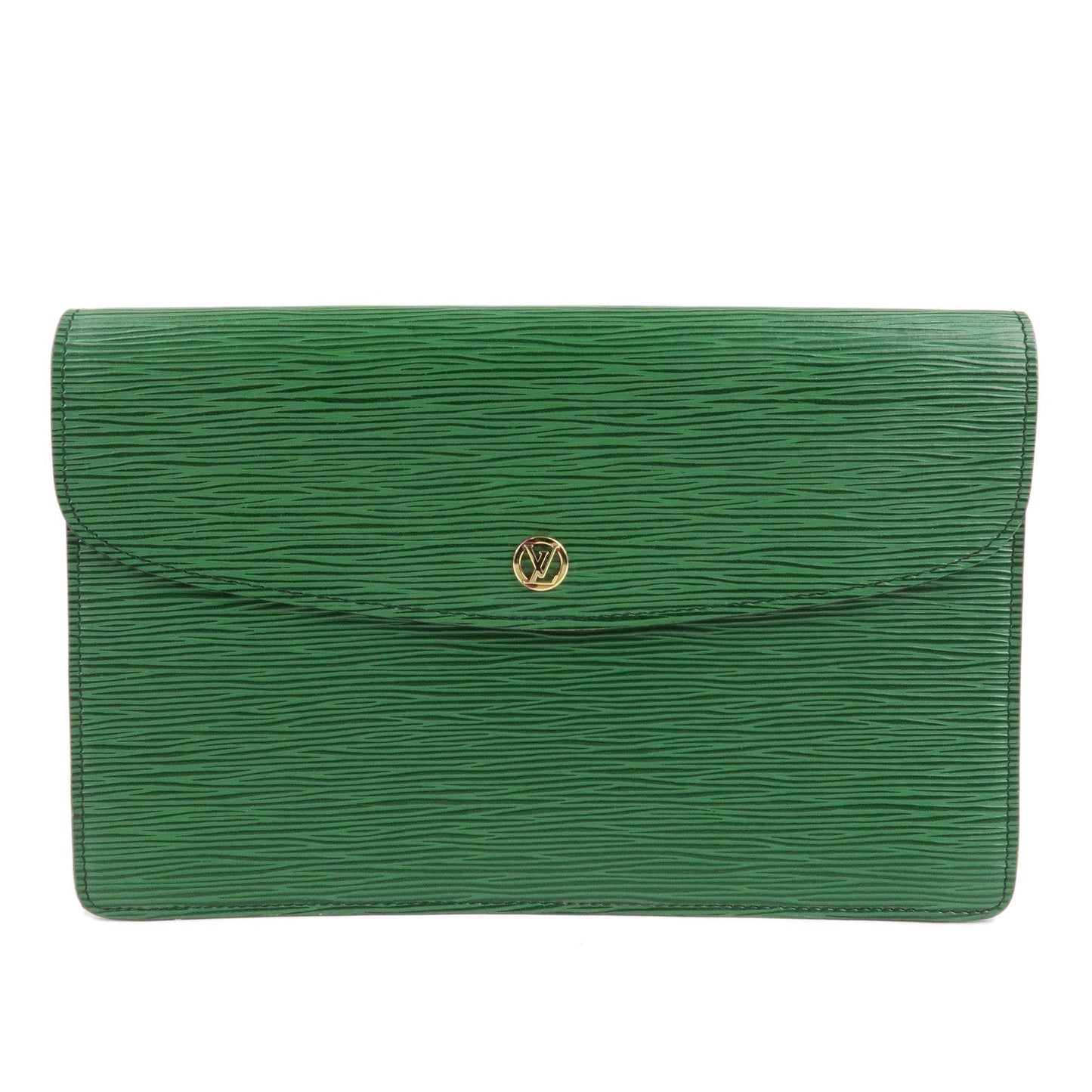 Louis Vuitton Epi Montaigne 27 Clutch Bag Borneo Green M52654