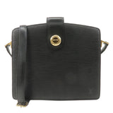 Louis Vuitton Epi Capucines Shoulder Bag Noir Black M52342