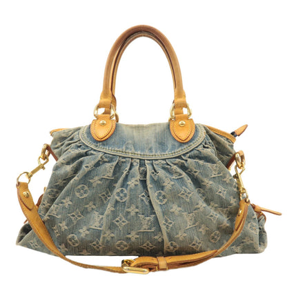 Louis Vuitton Monogram Denim Neo Cabby MM 2Way Bag M95349