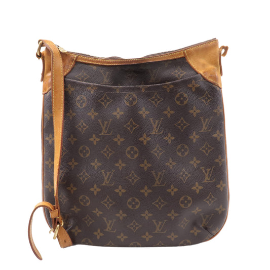 Louis Vuitton Monogram Odeon MM Shoulder Bag Brown M56389