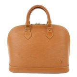 Louis Vuitton Epi Leather Alma Hand Bag Zipang Gold M52148