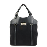 Christian Dior Street Chic Trotter Canvas Leather Tote Bag  d