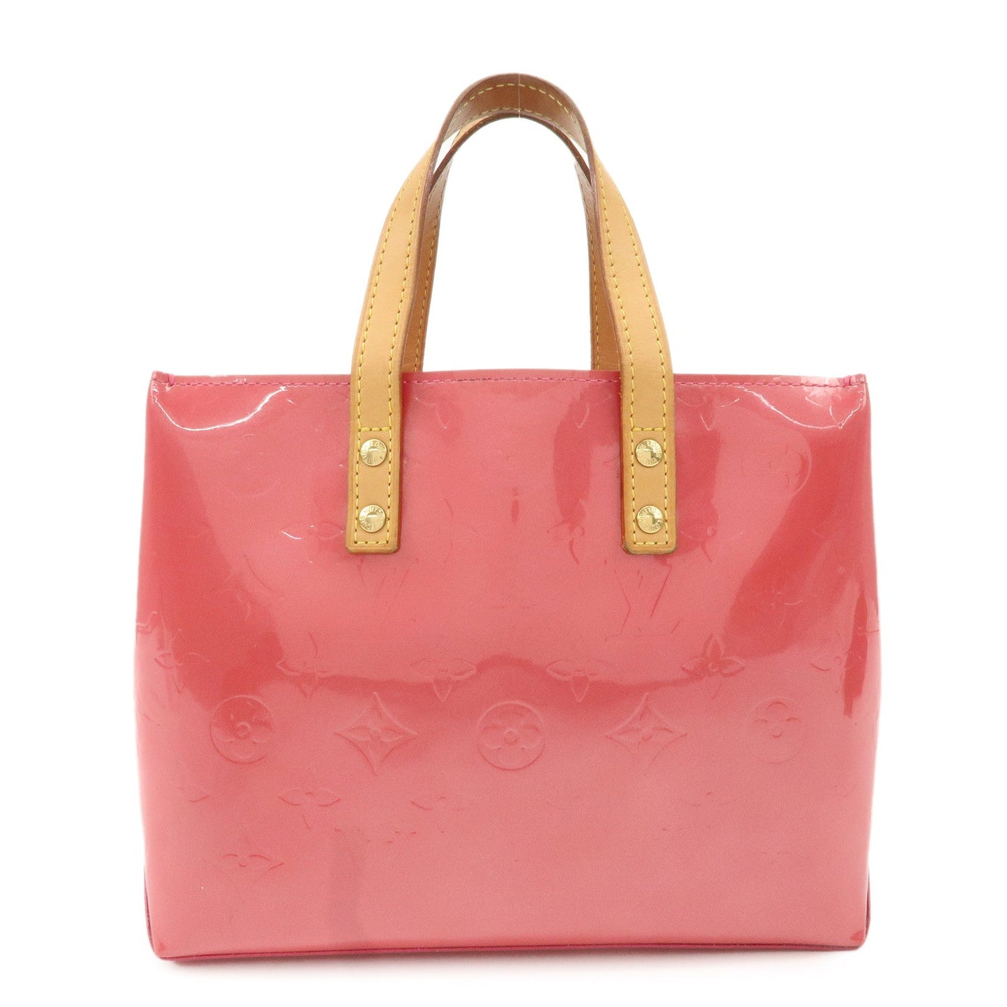 Louis Vuitton Monogram Vernis Lead PM Hand Bag Framboise M9132F