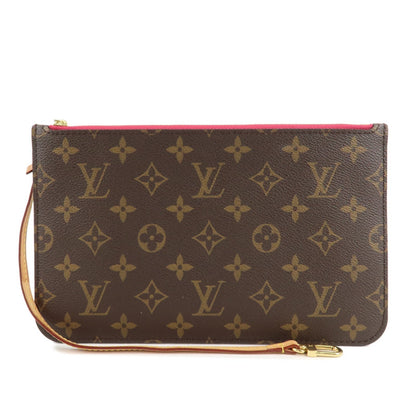 Louis Vuitton Monogram Pouch for Neverfull MM Brown