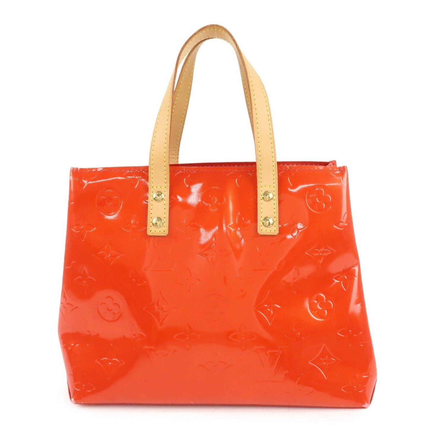 Louis Vuitton Monogram Vernis Lead PM Hand Bag M91088 Rouge