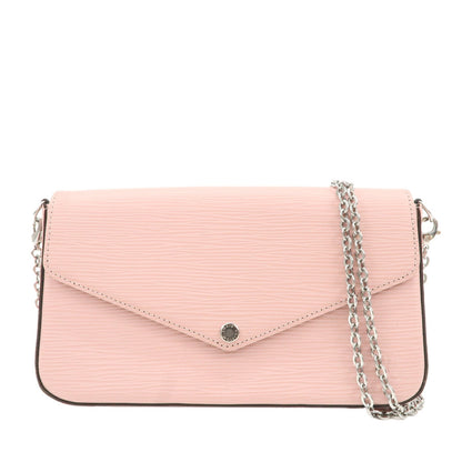 Louis Vuitton Epi Pochette Felicie Shoulder Bag Rose M62467