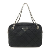 PRADA Tessuto Nylon Saffiano Quilting Chain Bag Hand Bag 1BH910  d