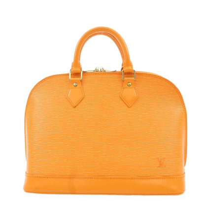 Louis Vuitton Epi Alma Hand Bag Mandarin Orange M5124H