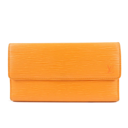 Louis Vuitton Epi Porte Tresor International Mandarin M6338H