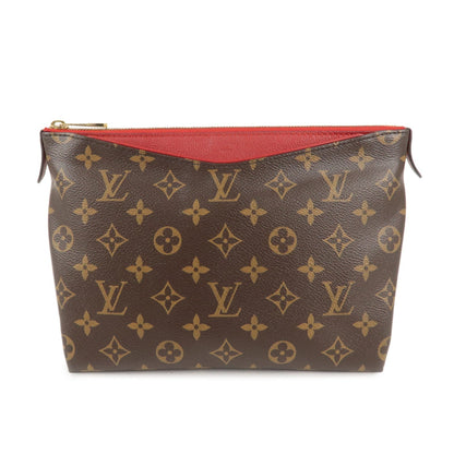 Louis Vuitton Monogram Pallas Beauty Case Brown Red M64123
