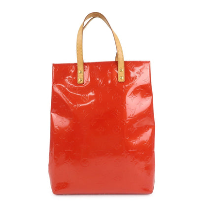 Louis Vuitton Monogram Vernis Lead MM Tote Bag Rouge M91086
