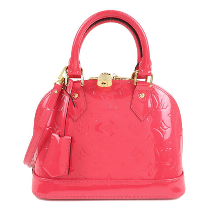 Louis Vuitton Monogram Vernis Alma BB 2Way Bag Rose Indien M91771