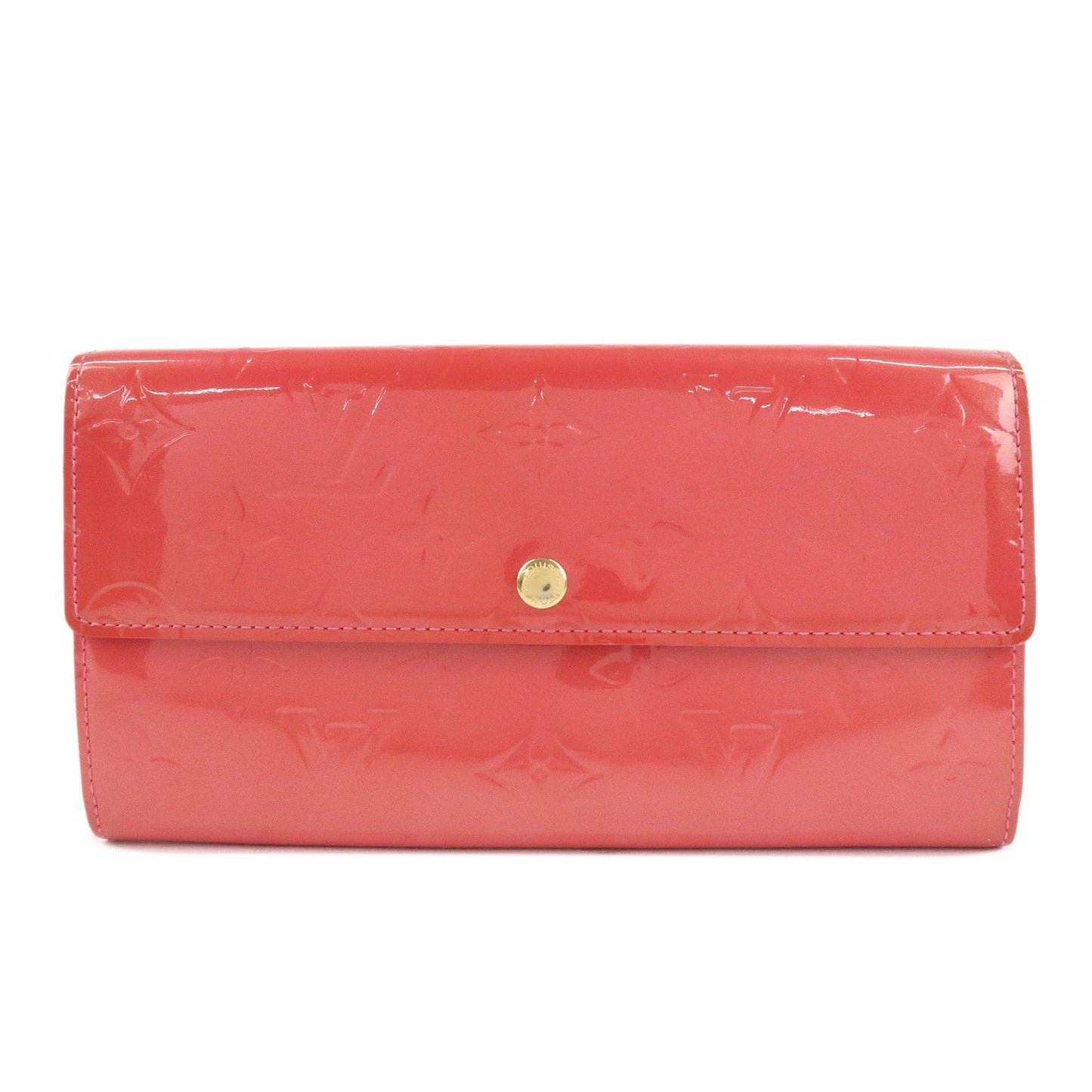 Louis Vuitton Monogram Vernis Portefeuille Sarah Framboise M9140F