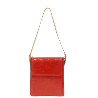 Louis Vuitton Monogram Vernis Motto Shoulder Bag Rouge M91137