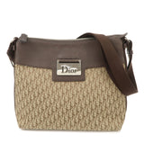 Christian Dior Street Chic Trotter Canvas Leather Shoulder Bag  d