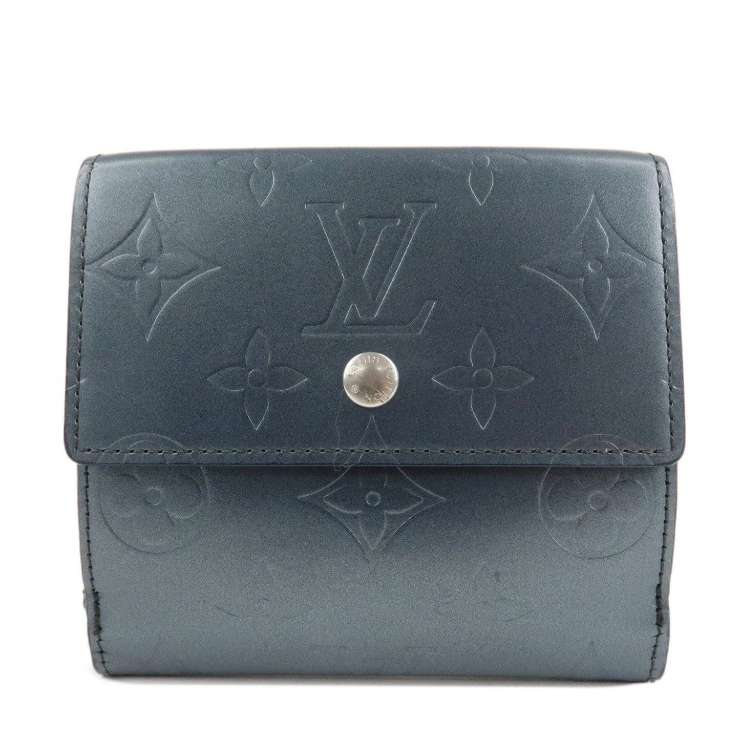 Louis Vuitton Monogram Matte Porte Monnaie Billets Credit M65115
