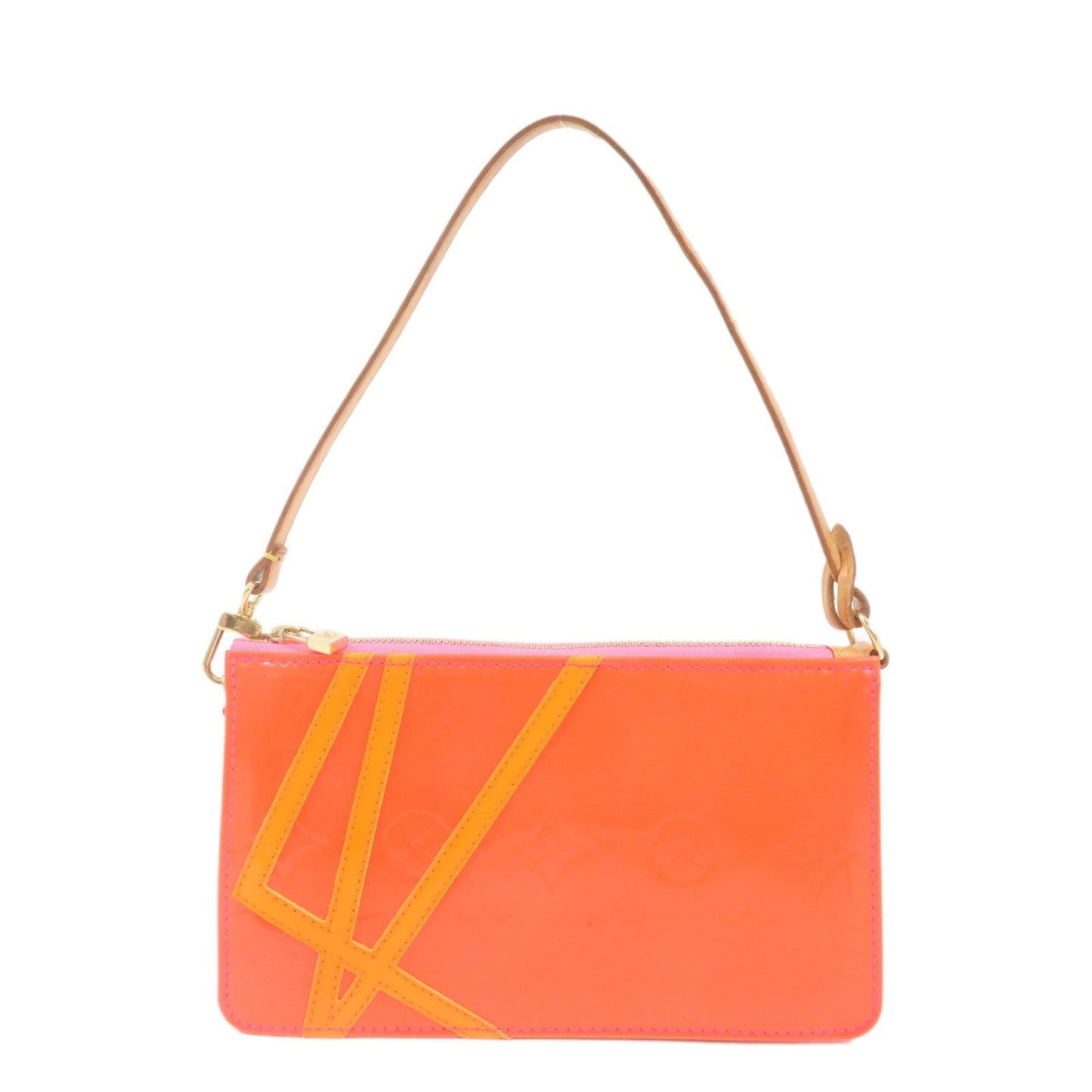 Louis Vuitton Monogram Vernis Fluo Lexington Hand Bag Rose M91906