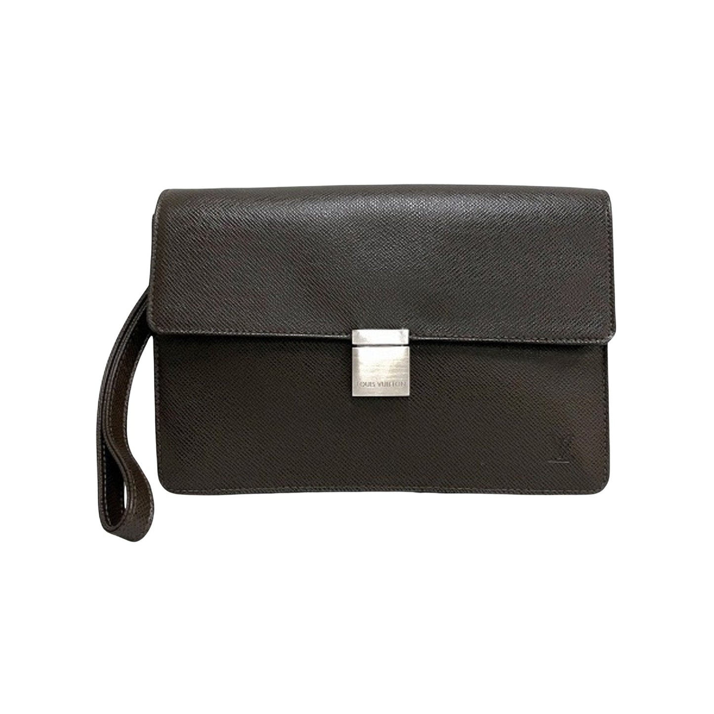 Louis Vuitton Selenga  Leather Clutch Bag