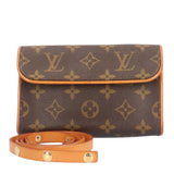 Louis Vuitton Florentine  Canvas Clutch Bag