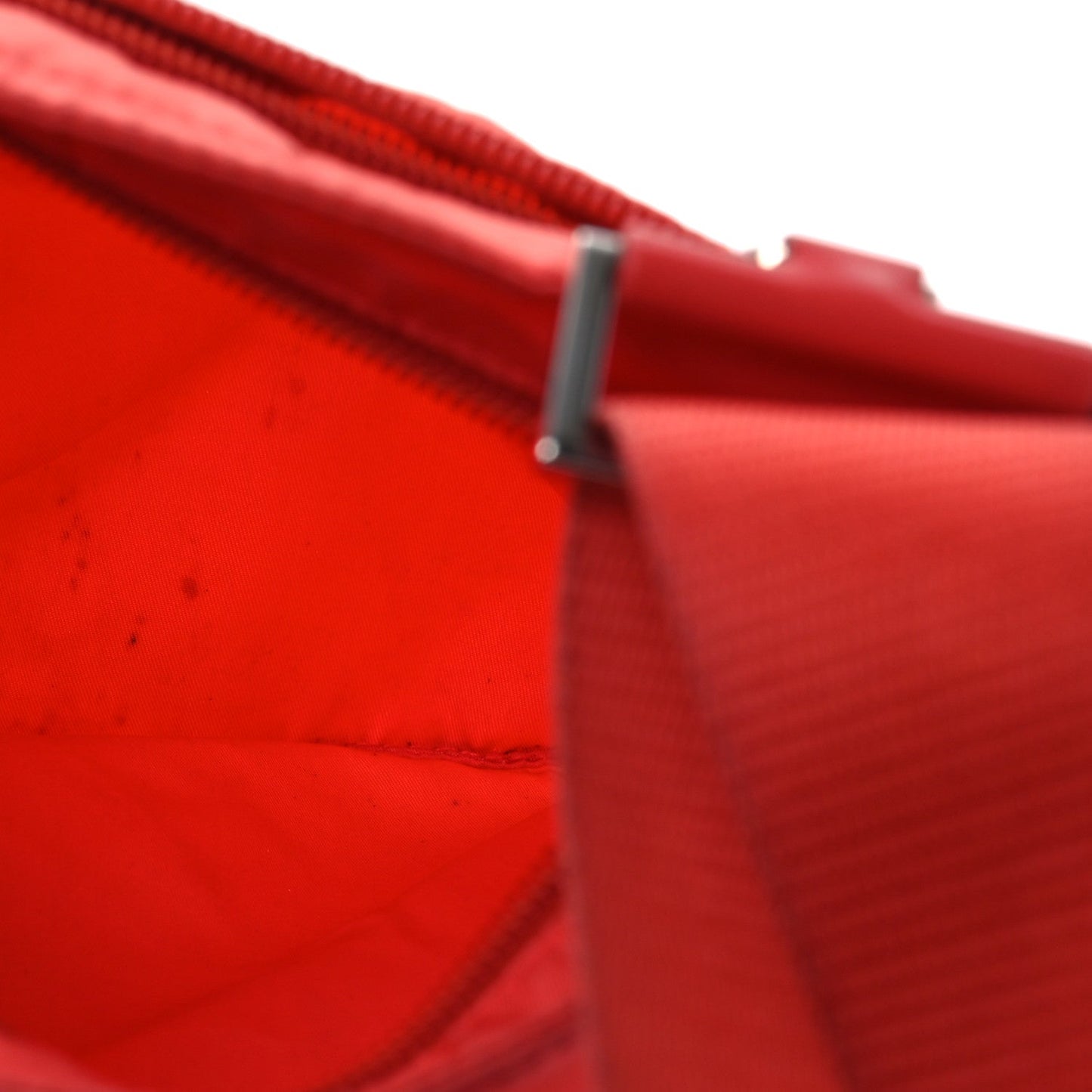 Prada Nylon Vela Flat Messenger Bag Corallo
