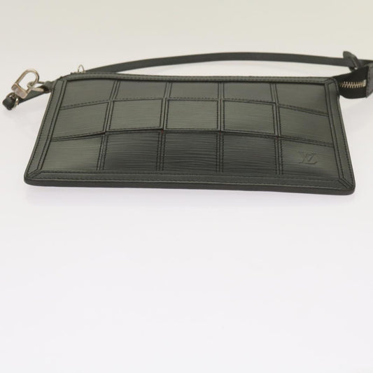 Louis Vuitton Delmonico  Leather Clutch Bag