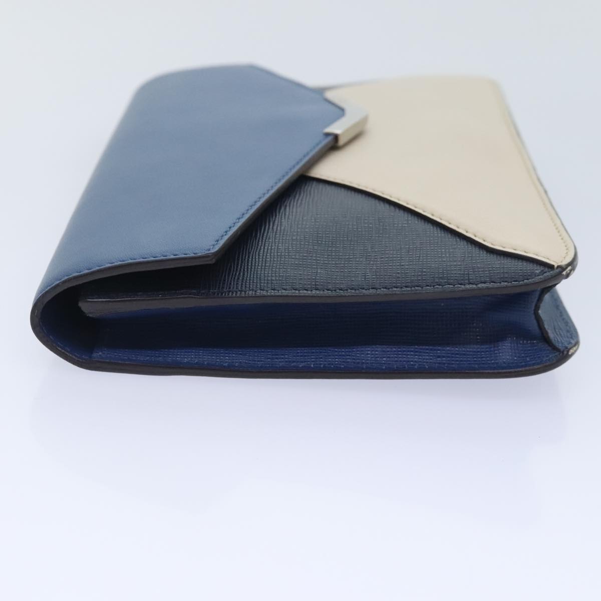 Fendi 2Jours  Leather Clutch Bag