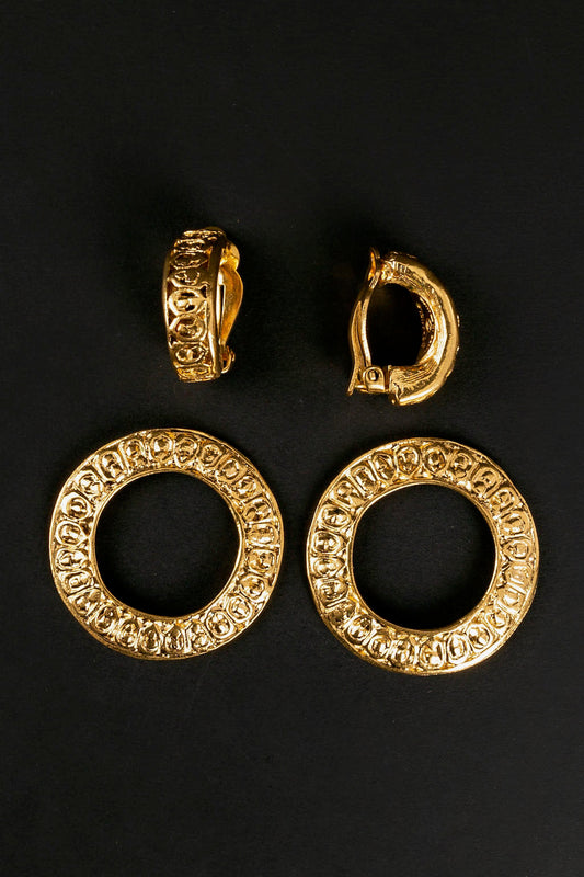Créoles dorées Chanel