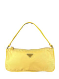 Prada   Nylon Yellow Pochette