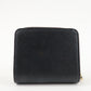 PRADA Logo Leather Zip Around Bi-fold Wallet Black 1ML522  d