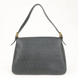 FENDI Zucchino Mamma Baguette Canvas Leather Shoulder Bag 8BR001